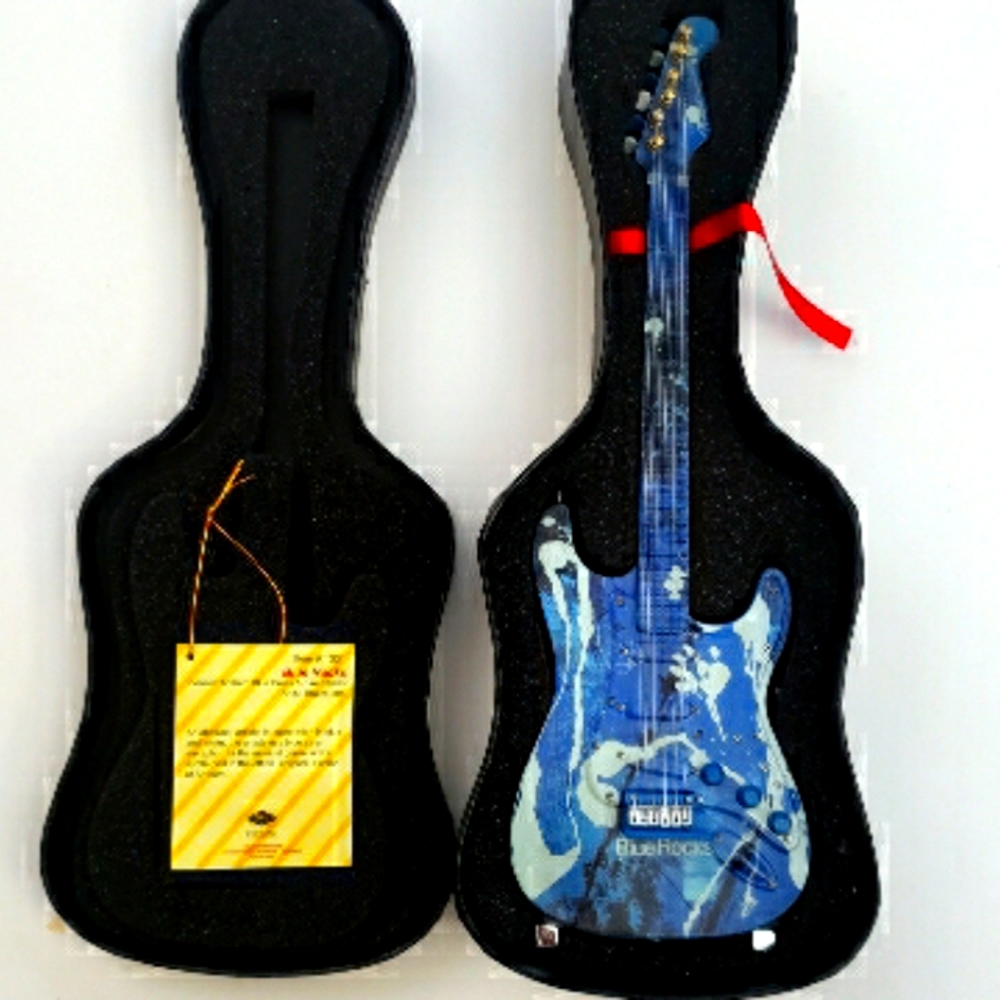 Guitar Mania Mini Fender Blue Rocks Guitar